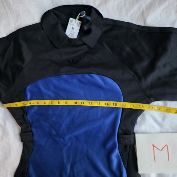 Adidas blue version Originals Women's Dress Maxi Blue/black BNWT - Picture 10 of 16